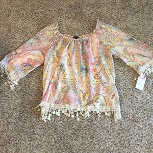 Colorful top - new with tags